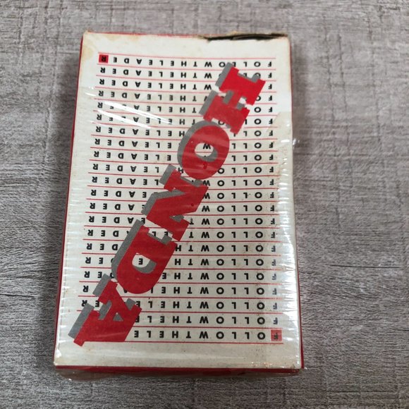 Vintage 80's Honda Playing Cards - Picture 4 of 4